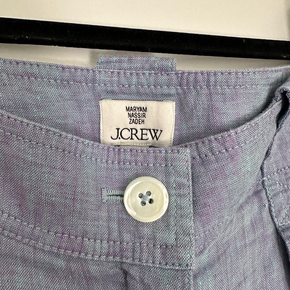 Maryam Nassir Zadeh x J.Crew dual-tone linen trousers - Picture 7 of 8